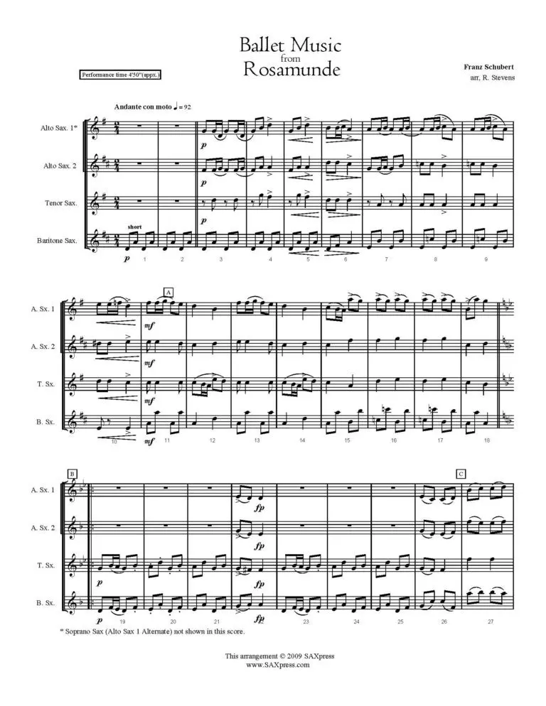Entr Acte and Ballet Music from Rosamunde