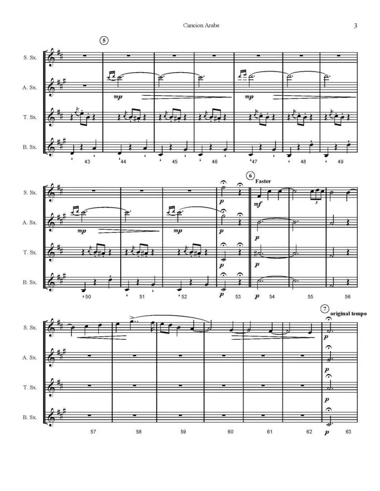 p-18-Granados-Cancion-Arabe-Score-Sample_Page_3.jpg SATB Sax Quartet | Cancion Arabe by Granados