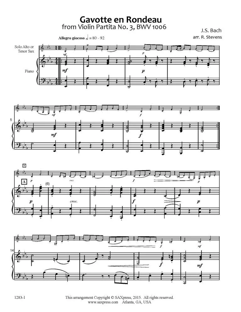 Gavotte en Rondeau