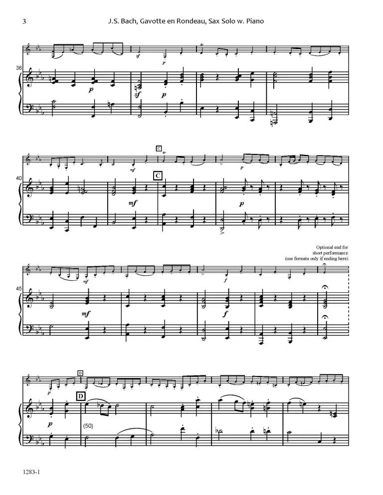 Gavotte en Rondeau
