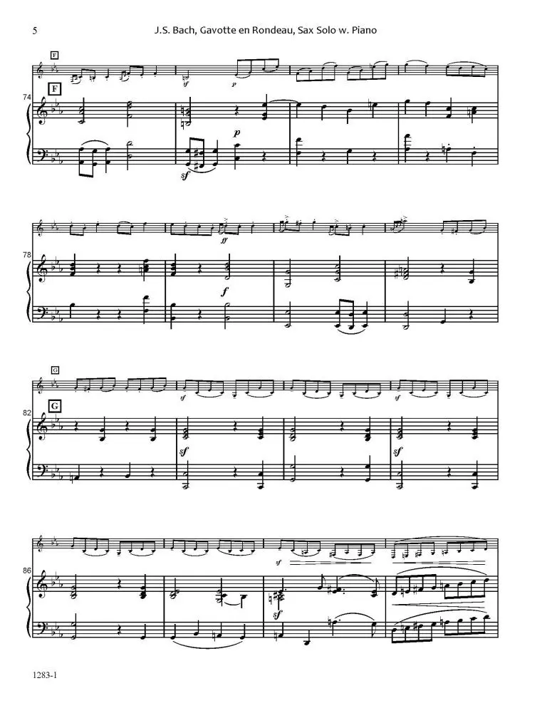 Gavotte en Rondeau