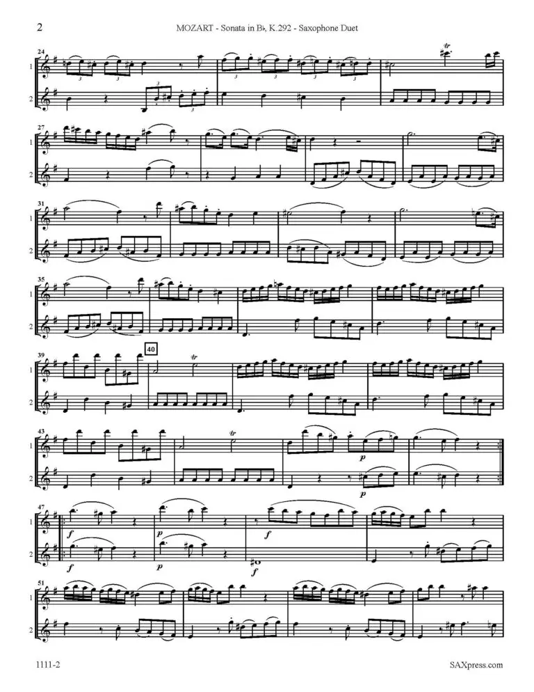 1111-2 MOZART Sonata in B flat K292 -00- SCORE_Page_06 Sonata in B Flat, K292