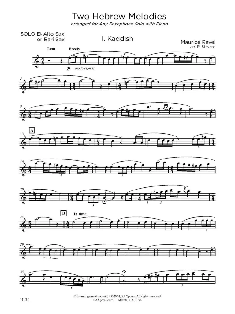 Two Hebrew Melodies