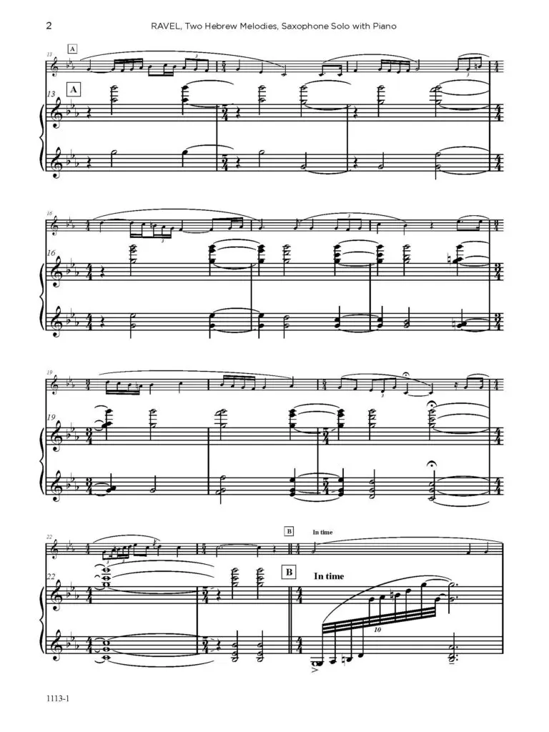 Two Hebrew Melodies