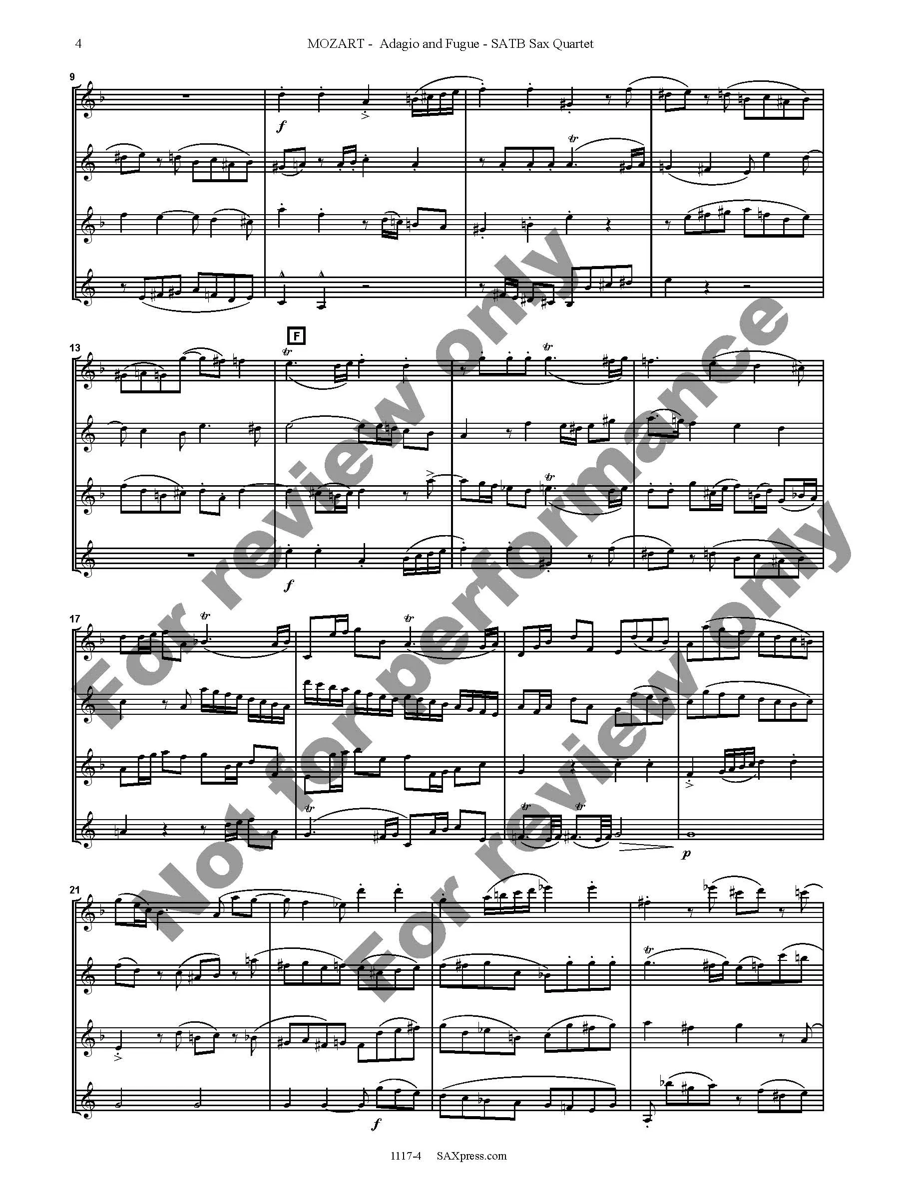 Adagio and Fugue in C minor, K546 - Image 5