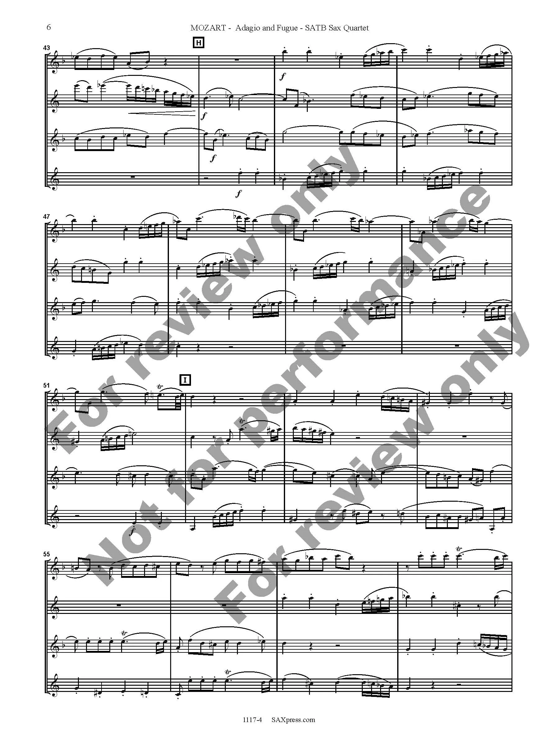 Adagio and Fugue in C minor, K546 - Image 7