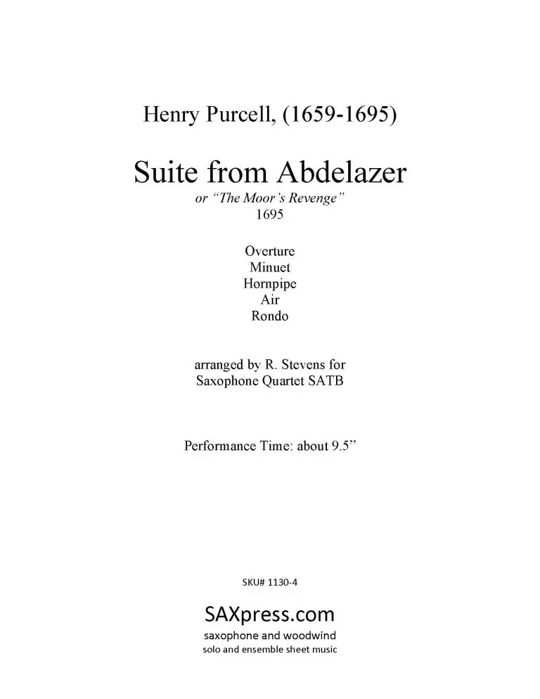 Suite from Abdelazer