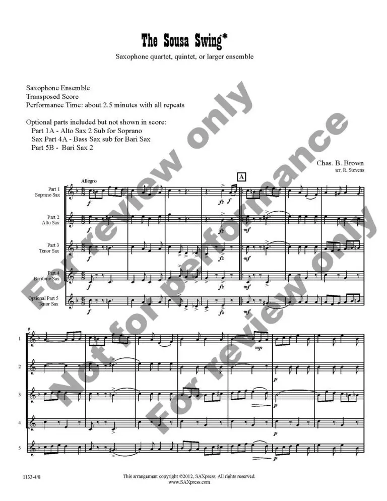The Sousa Swing
