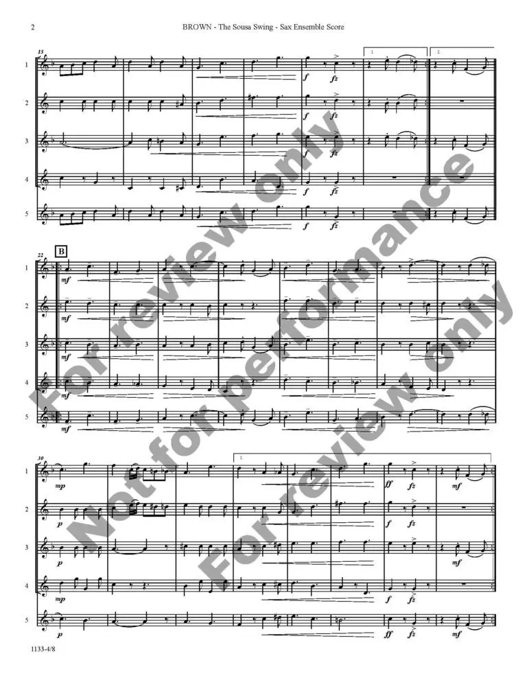 The Sousa Swing