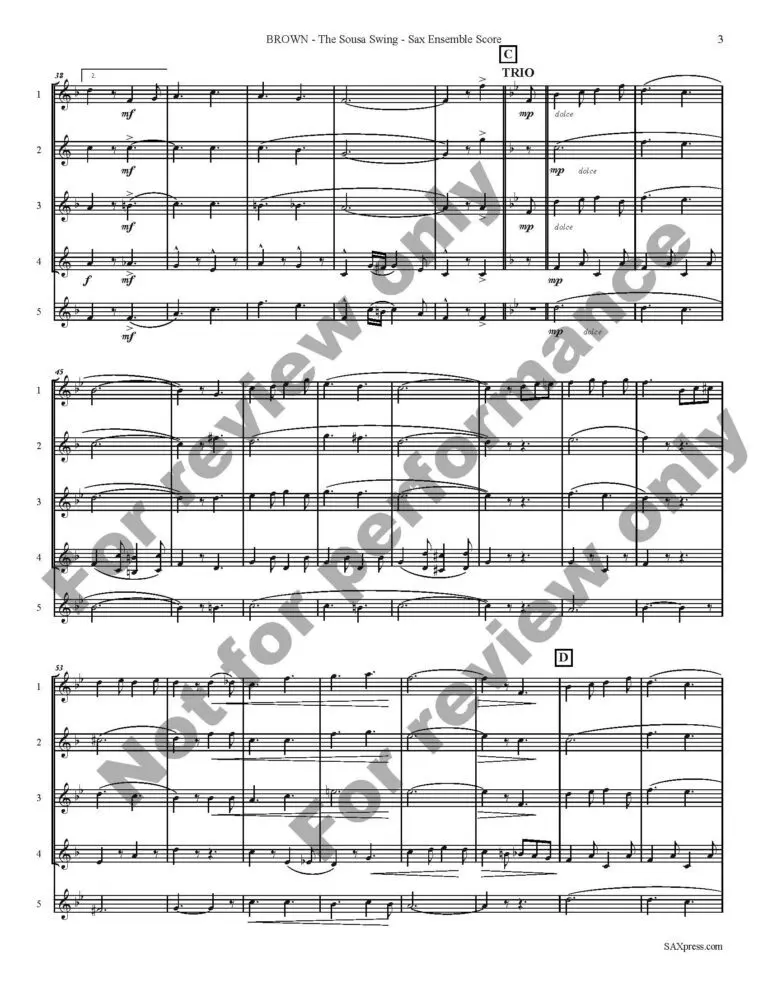 The Sousa Swing