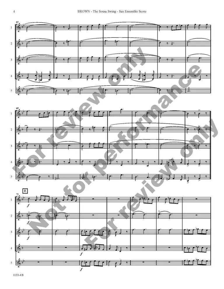 The Sousa Swing