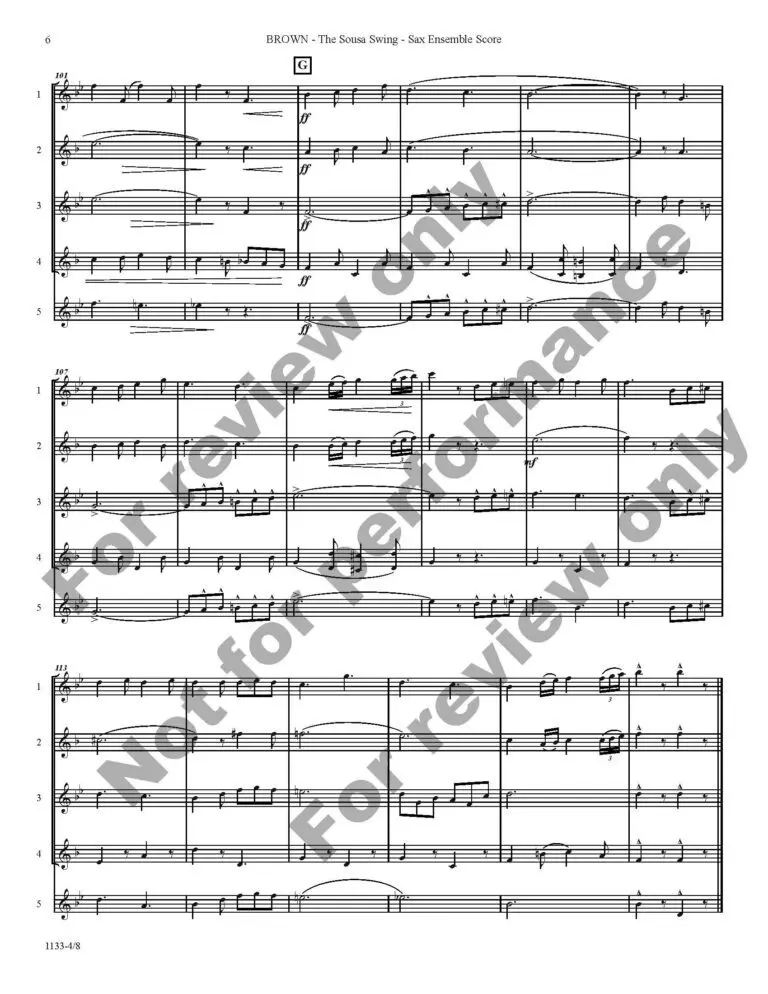 The Sousa Swing