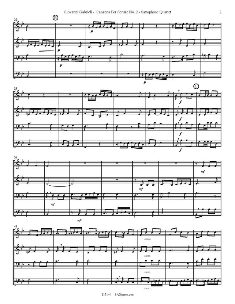 1152-4 GABRIELI G - Canzona per sonare No 2 -_Page_06 Canzona per Sonare No. 2