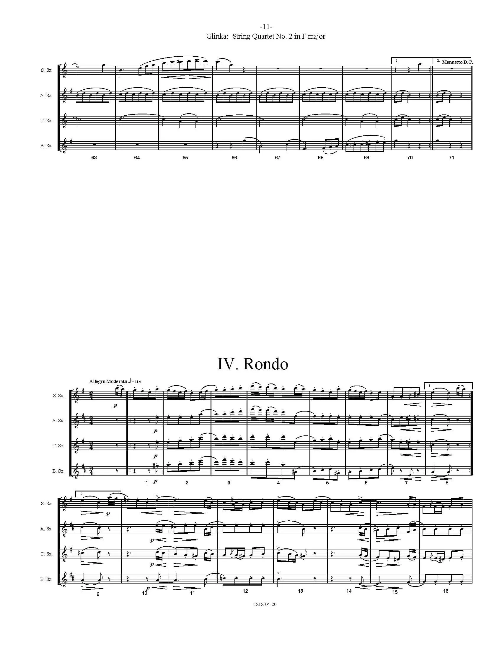Quartet No. 2 in F major - Image 7