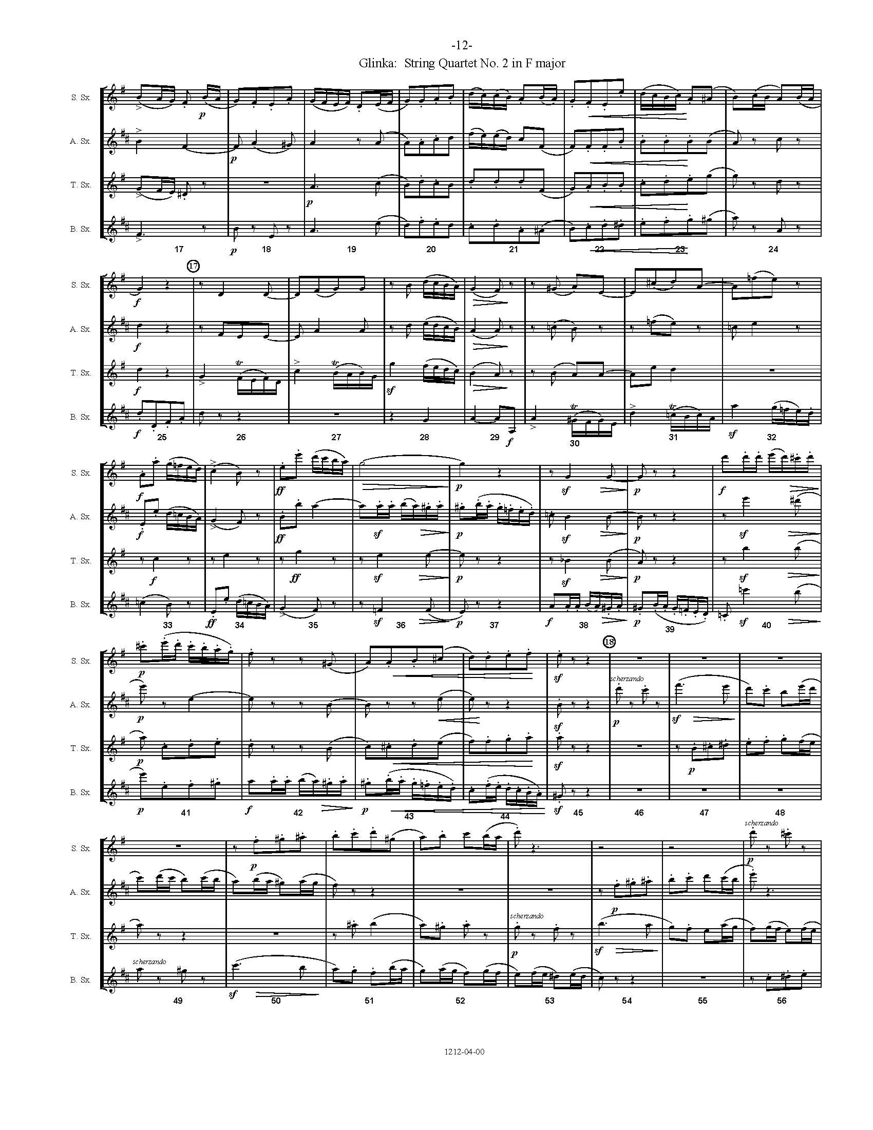 Quartet No. 2 in F major - Image 8