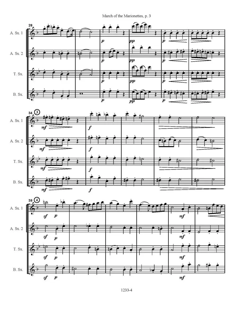 1233-4 March of the Marionettes -00-Score_Page_3 March of the Marionettes