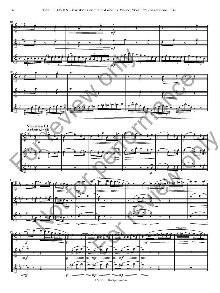 1234-3 BEETHOVEN - Variations on La ci darem la mano - SAMPLE_Page_08 Variations on La ci darem la Mano, WoO. 28