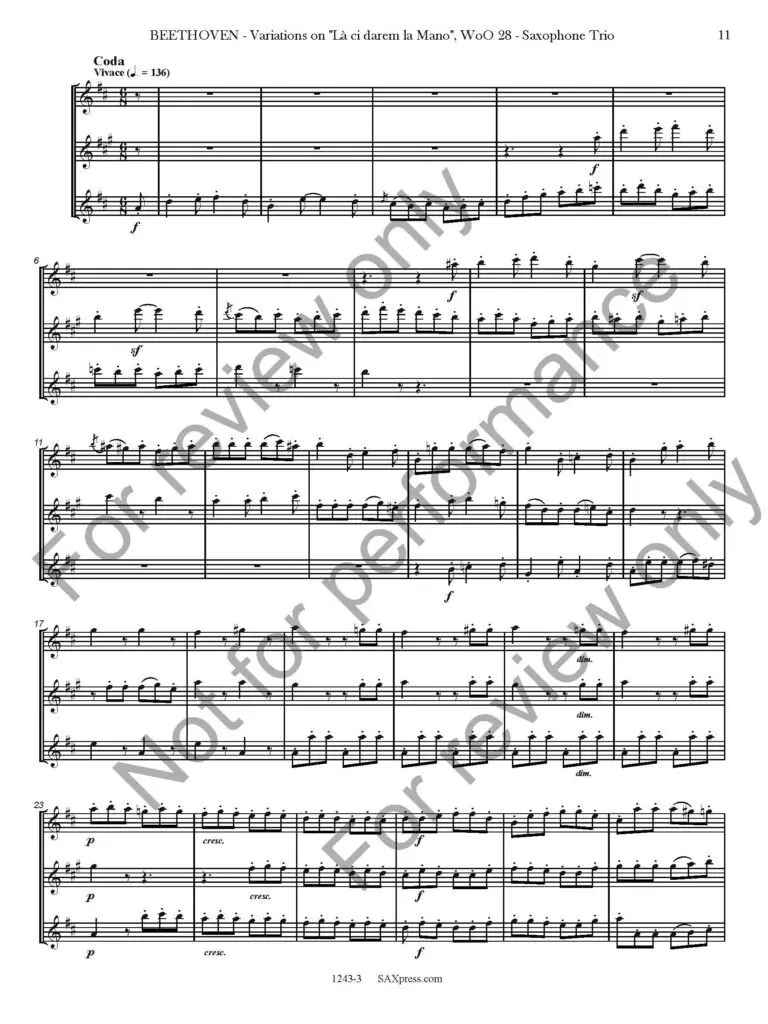 1234-3 BEETHOVEN - Variations on La ci darem la mano - SAMPLE_Page_15 Variations on La ci darem la Mano, WoO. 28