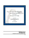 1236-4 DIndy Four Gregorian Melodies Cover Four Gregorian Melodies