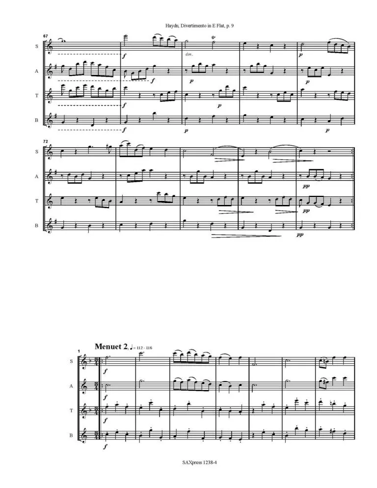 Divertimento in E Flat | Haydn