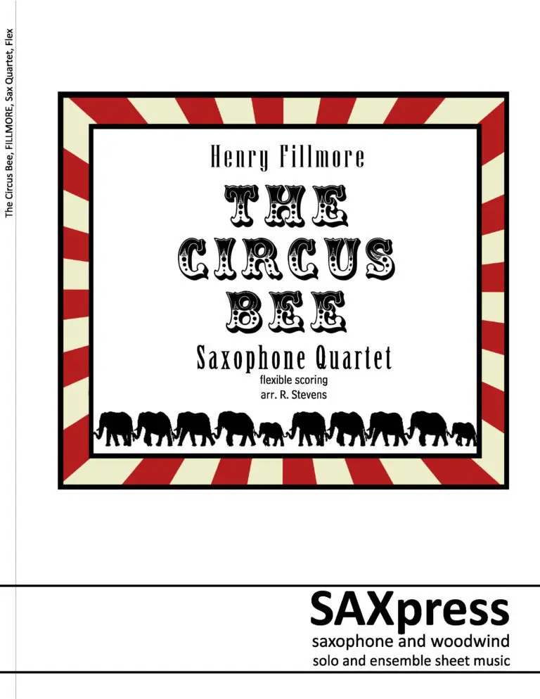 1263-4 -FILLMORE- The Circus Bee QUARTET -00 - SCORE_Page_01 The Circus Bee