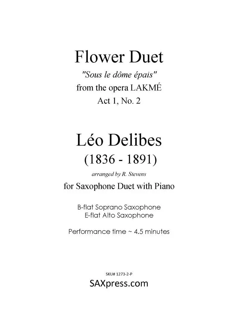 1273-2-P DELIBES Flower Duet -00- piano score_Page_03 Flower Duet from Lakmé