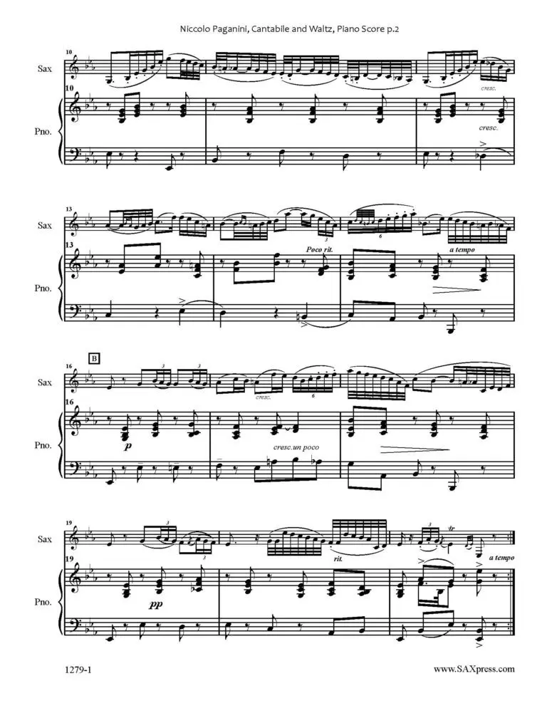 Cantabile and Waltz