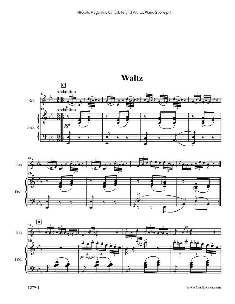 Cantabile and Waltz