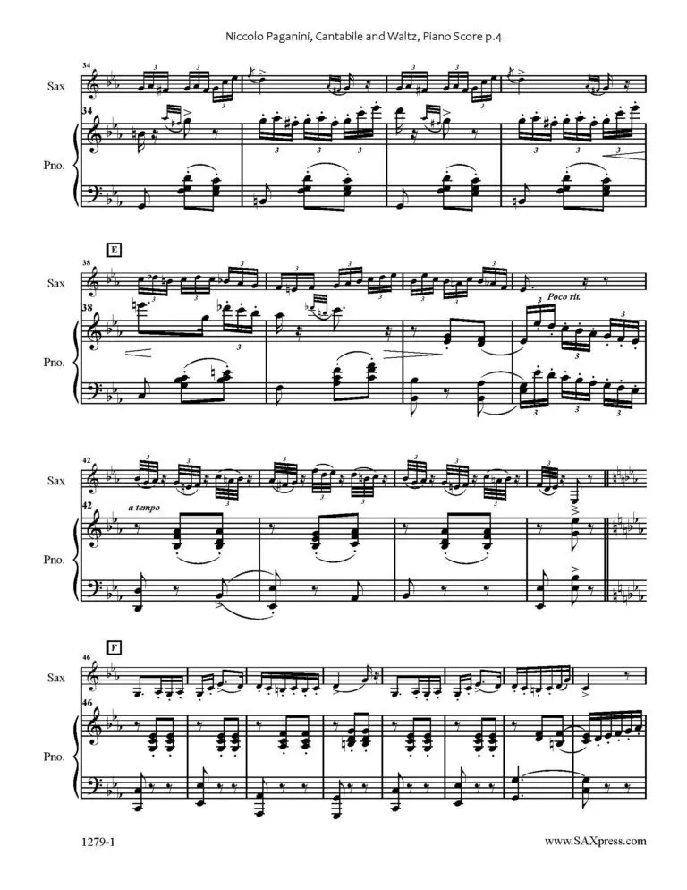 Cantabile and Waltz