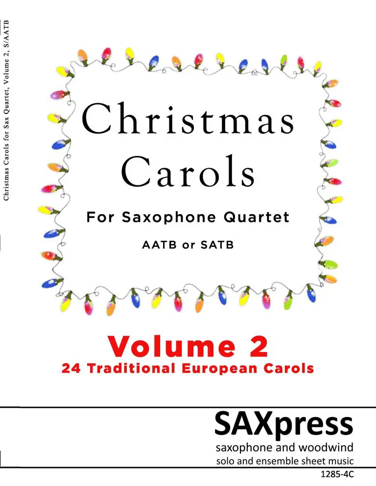 Christmas Carols for Saxophone Quartet Volume 2 ._Page_01 Christmas Carols for Saxophone Quartet Volume 2