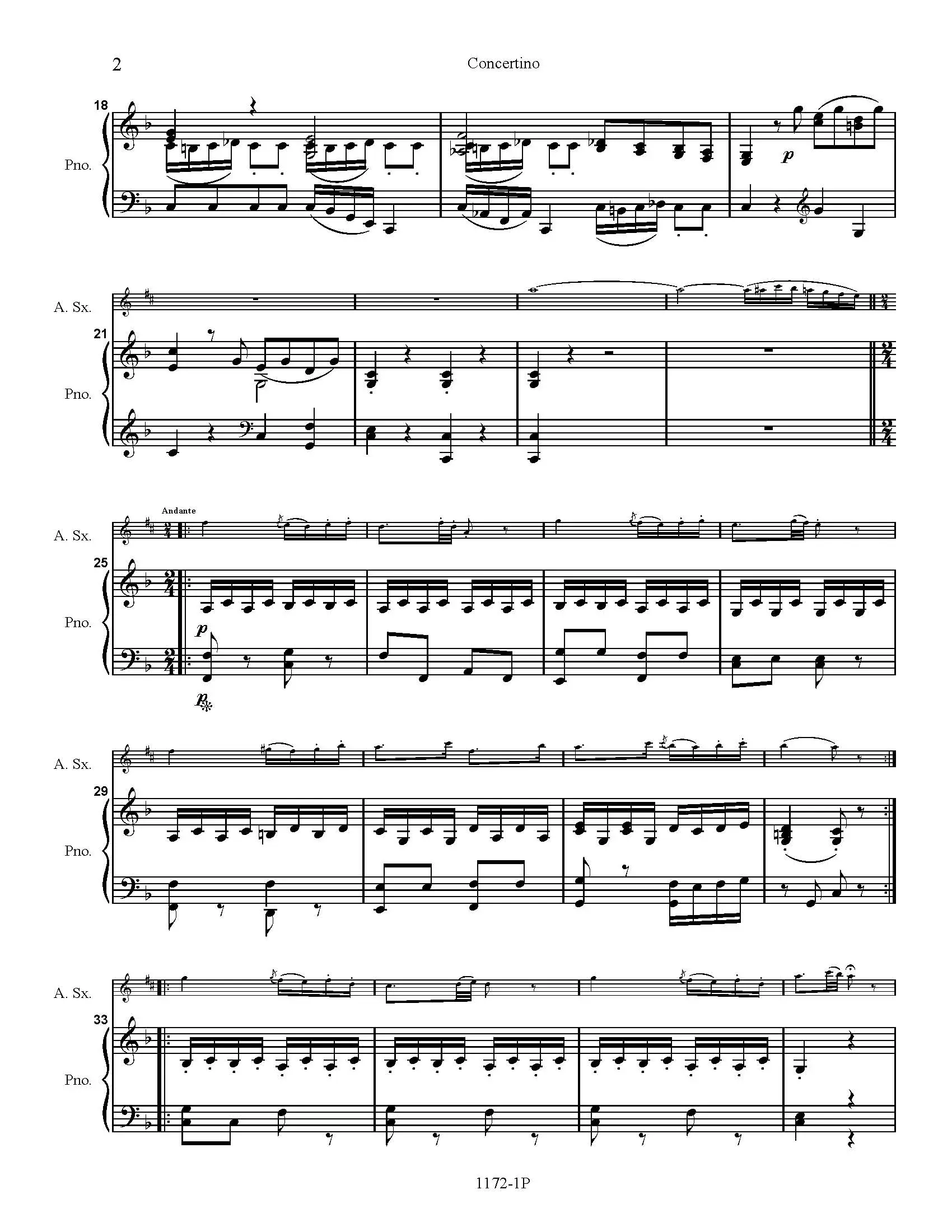 Concertino for Saxophone - Image 3