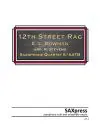 Featured 12th street rag cover Twelfth Street Rag by E. L. Bowman for SATB or AATB Saxophone Quartet