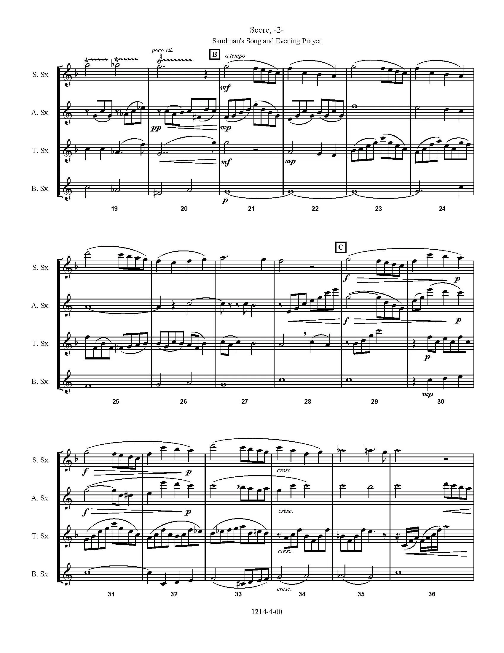 Sandman's Song and Evening Prayer - Image 3