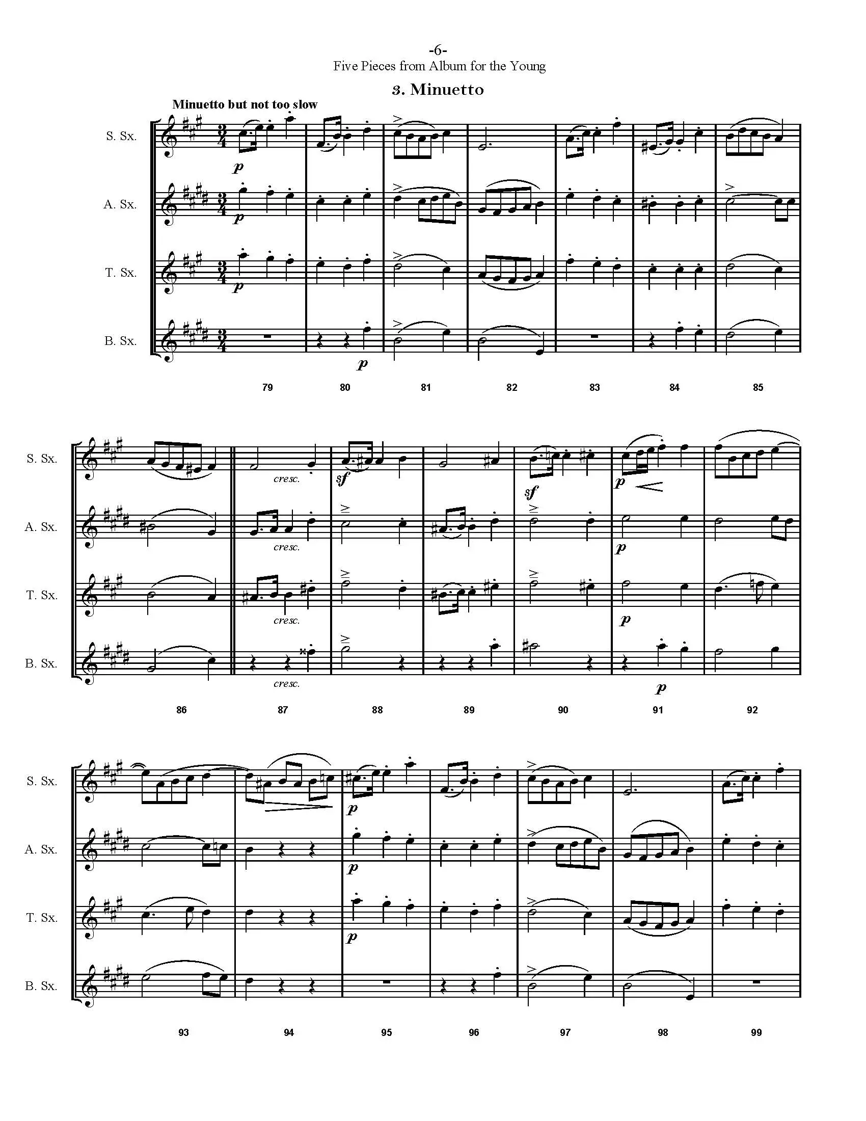 Five Pieces from "Album for the Young", Op. 62 - Image 4