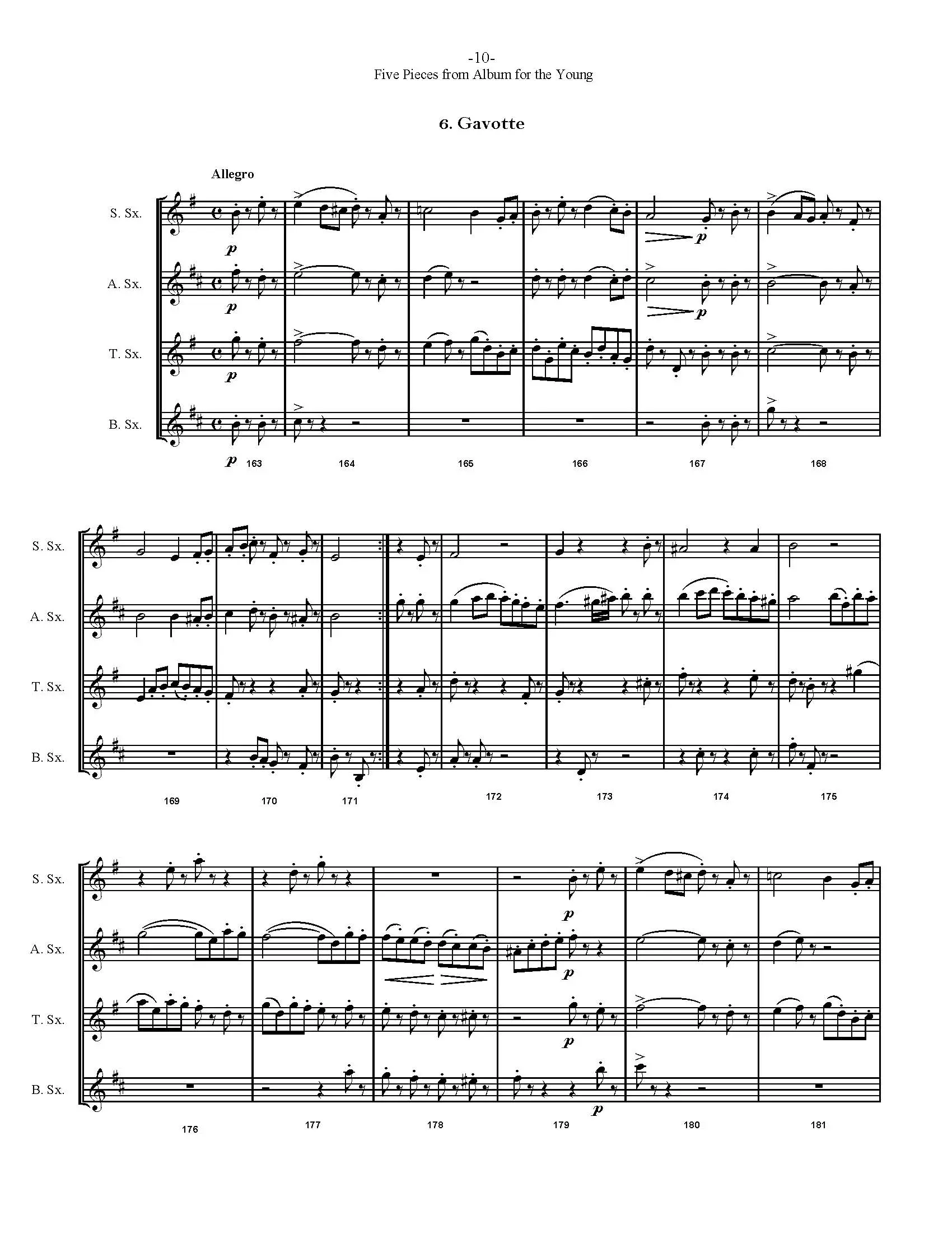 Five Pieces from "Album for the Young", Op. 62 - Image 6