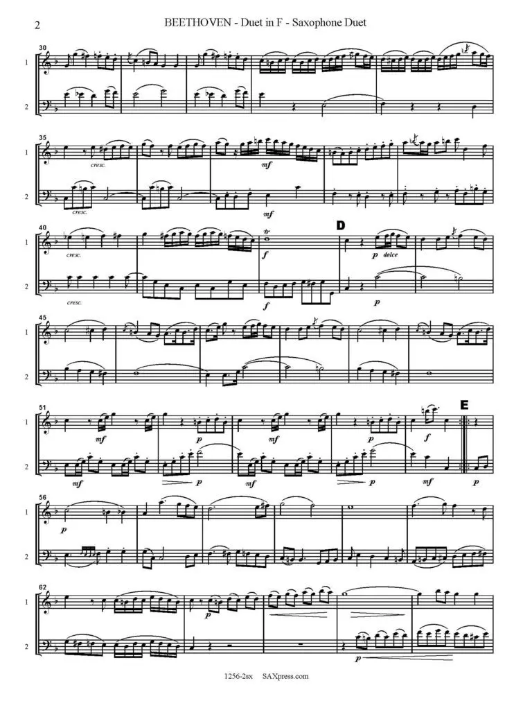 Duet in F, WoO. 27, No. 2