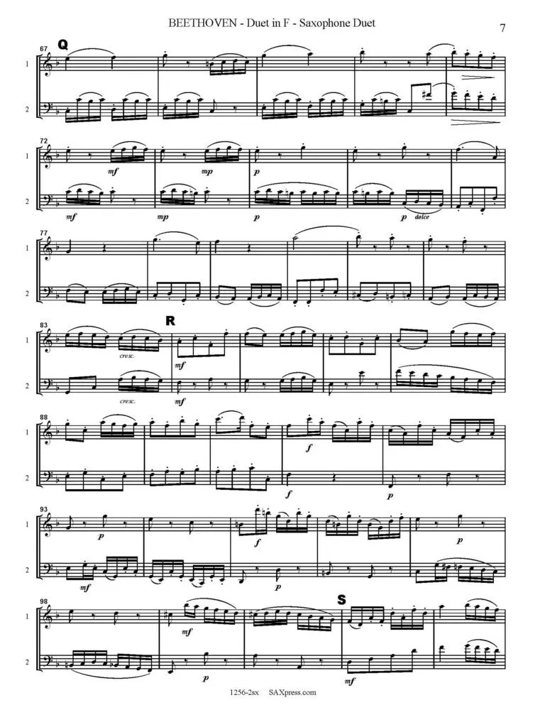 Duet in F, WoO. 27, No. 2