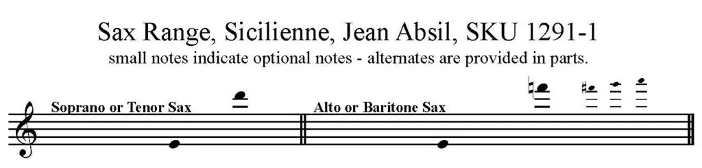 Sicilienne Jean Absil Any saxophone solo Sicilienne Jean Absil Any saxophone solo