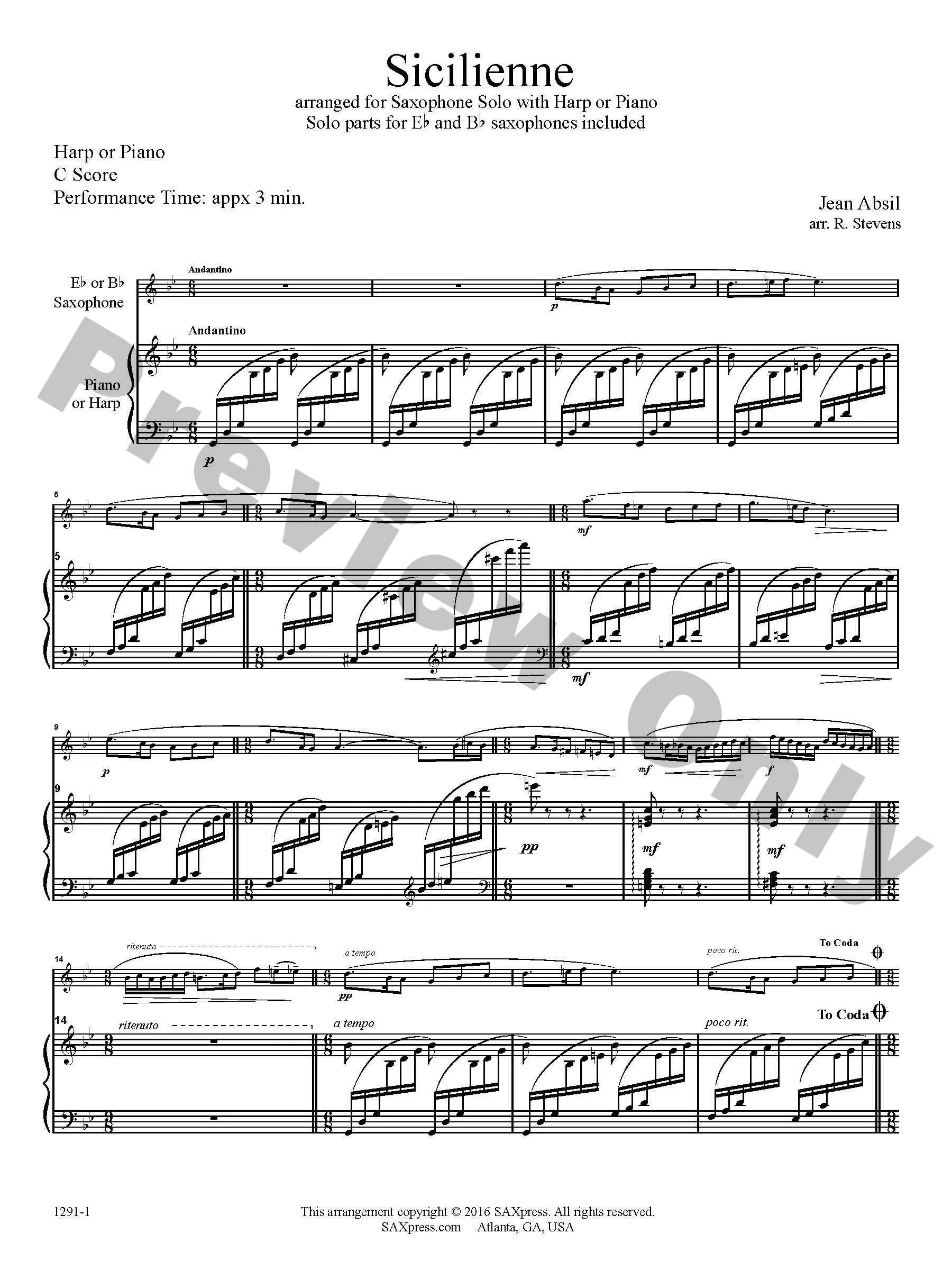 Sicilienne | Jean Absil - Image 2