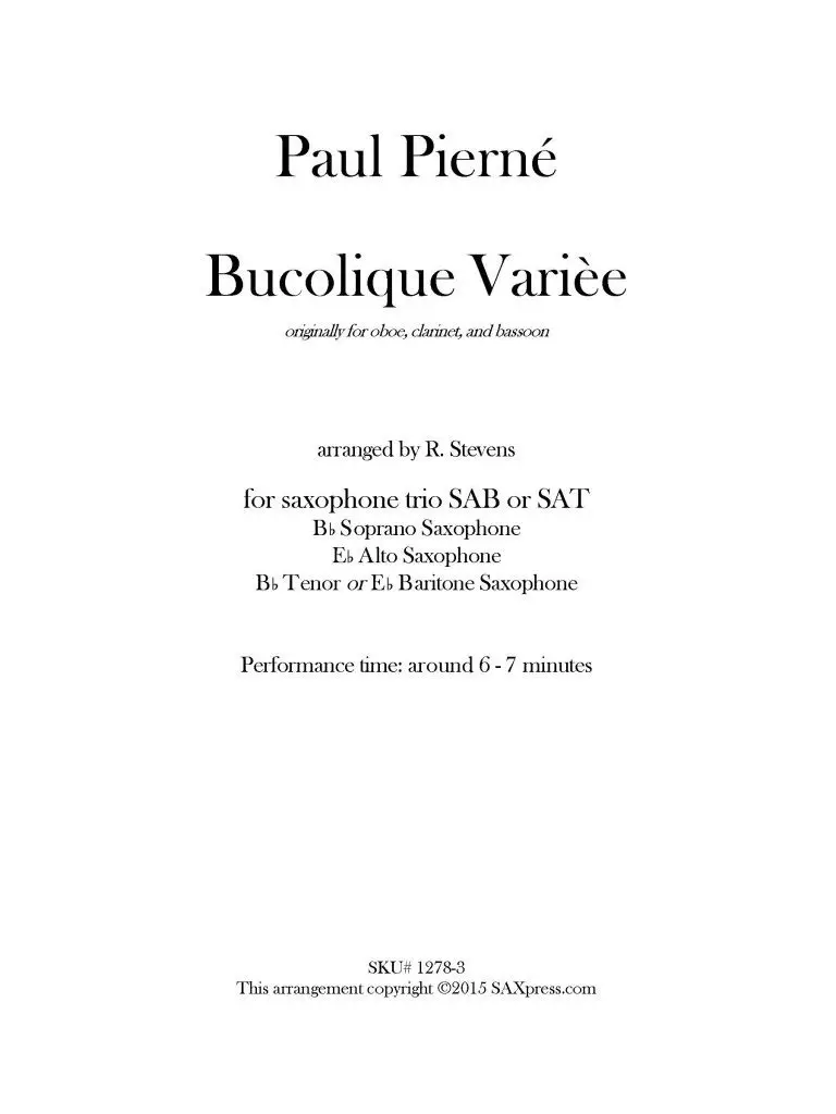 Bucolique Varièe
