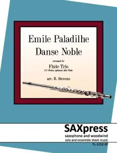 Danse Noble Emile Paladilhe Flute Trio