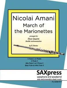 March of the Marionettes | Flute Quartet