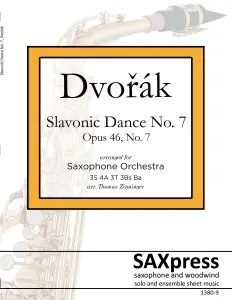 Slavonic Dance No. 7 | Dvořák | Saxophone Choir