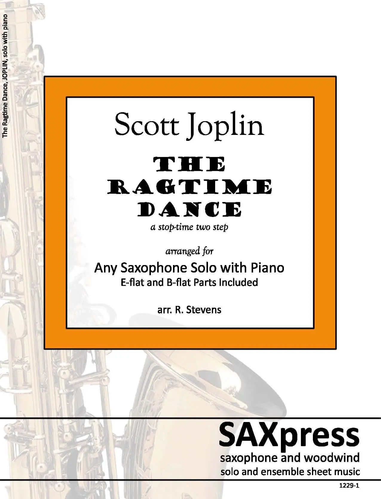The Ragtime Dance | Saxophone Solo