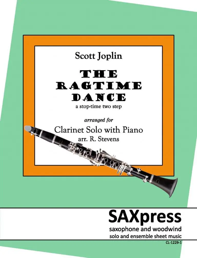 The Ragtime Dance CLARINET SOLO with piano_Page_01 The Ragtime Dance | Clarinet Solo