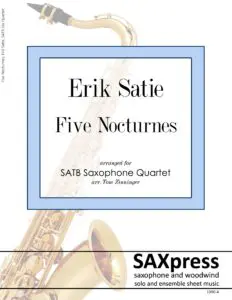 Five Nocturnes | SATB Sax Quartet