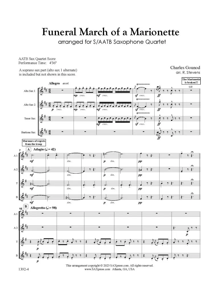 1392-4 GOUNOD Funeral March of a Marionette_Page_03 Funeral March of a Marionette | Gounod