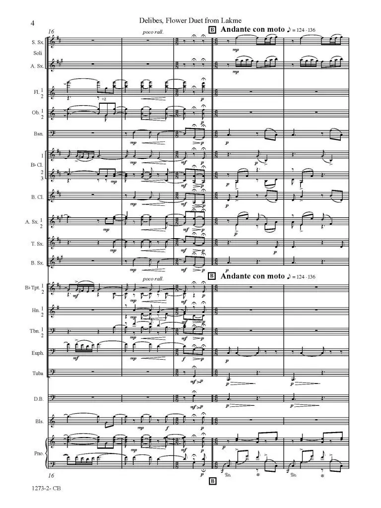 1273-2-CB DELIBES Flower Duet -00- SCORE_Page_08 Flower Duet from Lakmé | Sax Duet with Wind Ensemble