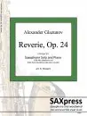 1395-1 GLAZUNOV Reverie -00- Piano score w sax_Page_01 Reverie, Op. 24
