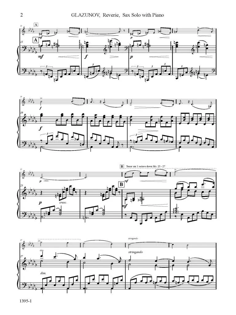 1395-1 GLAZUNOV Reverie -00- Piano score w sax_Page_06 Reverie, Op. 24